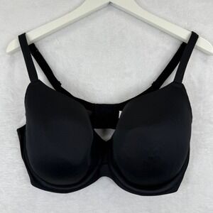 Cacique Black Cooling French Full Coverage Underwire Bra 38DDD 11070135